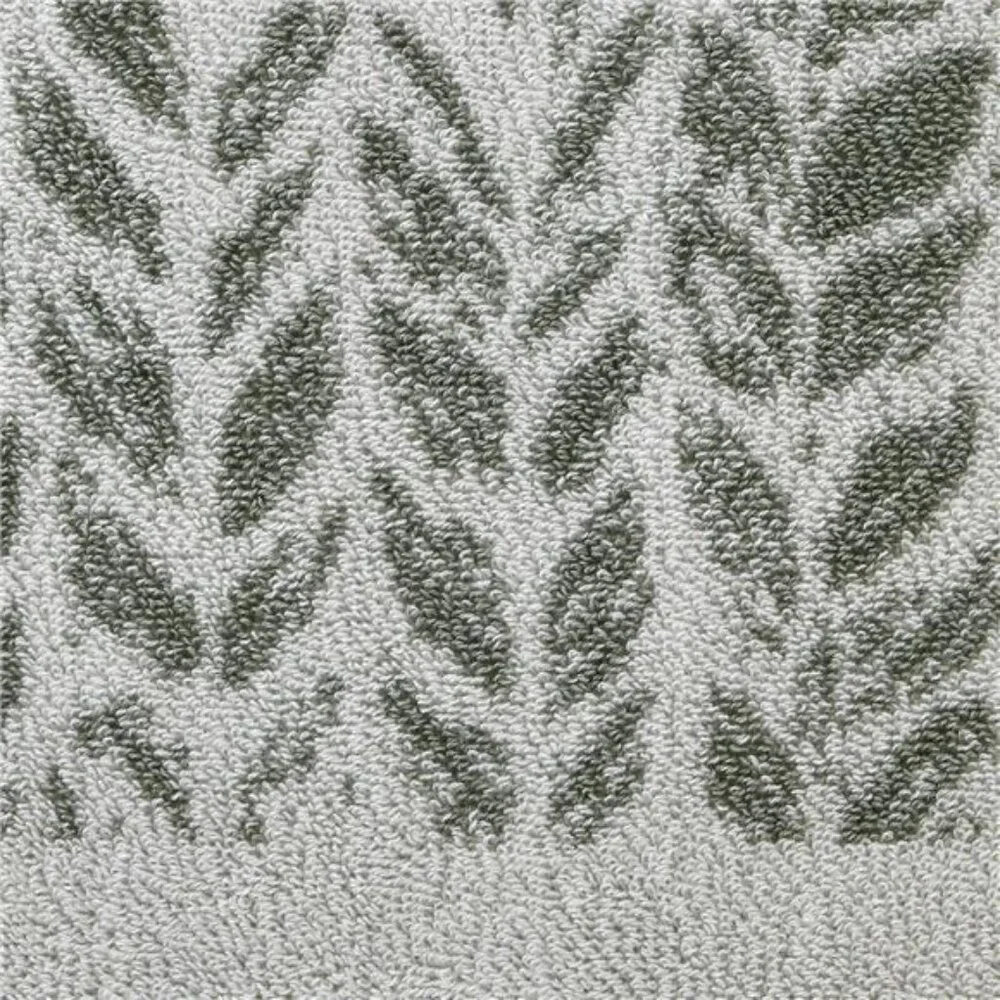 Turkish cotton bath towel sage 28x54 soft absorbent distressed leaf bathroom tow